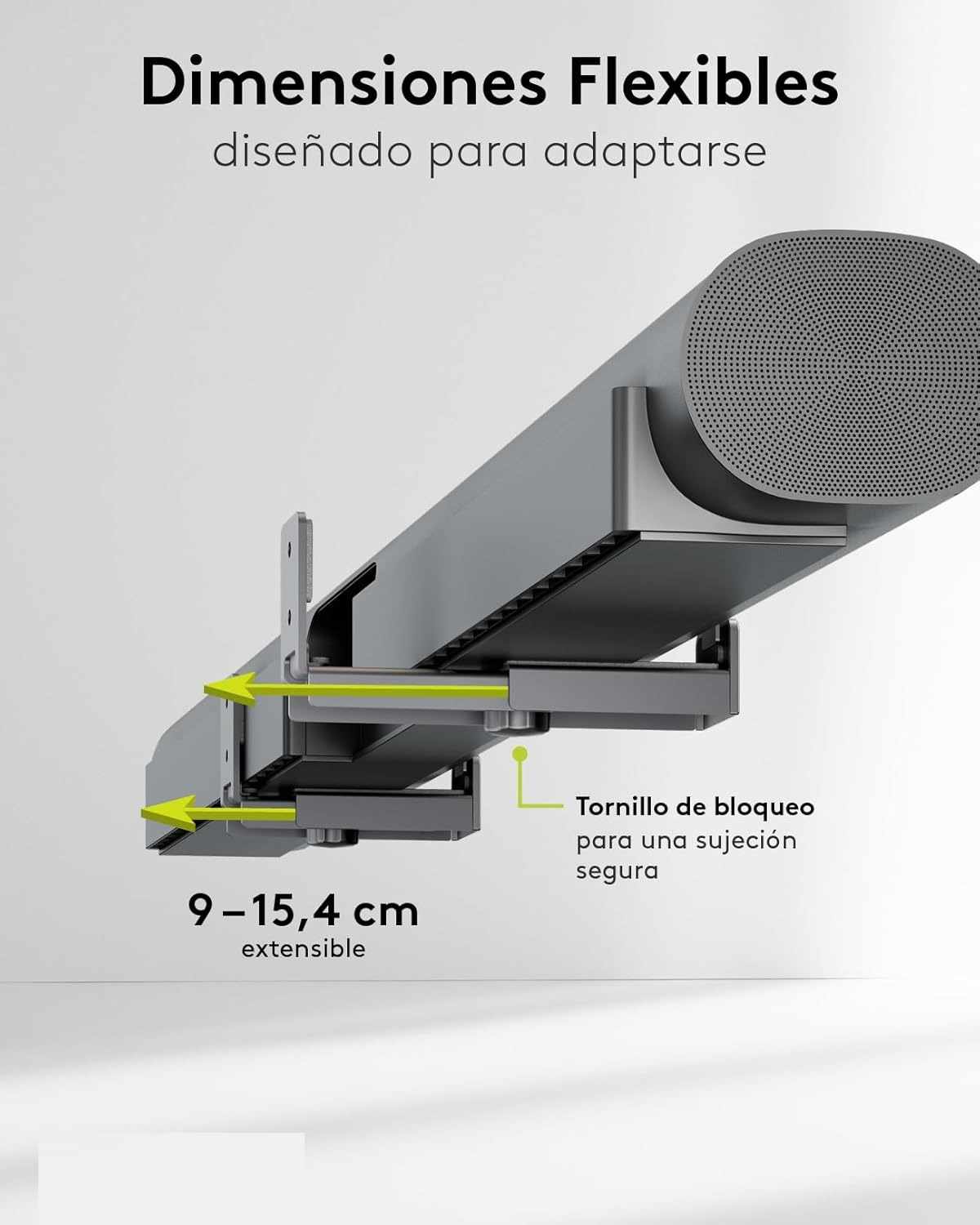 Soporte Universal ajustable  para Barra de Sonido hasta 15 Kg - imagen 4