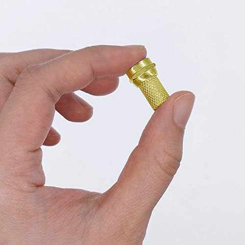 Conector F rosca 7 mm dorado - imagen 4