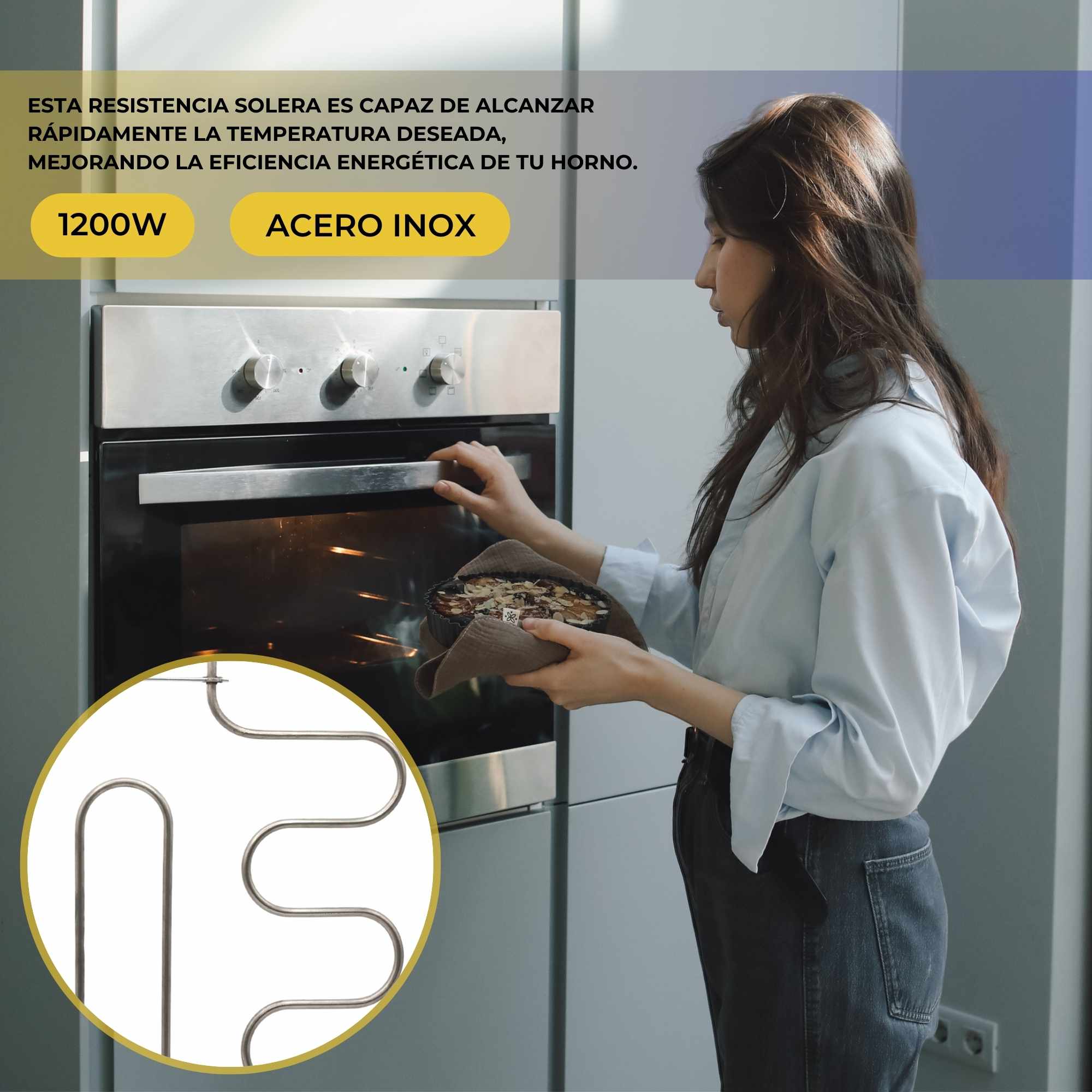Resistencia solera Horno Balay 1200W codigo original 00684105 - imagen 5