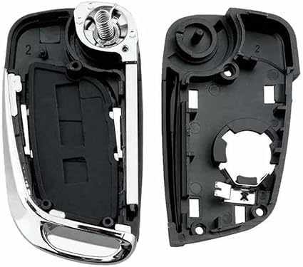Carcasa mando llave de coche 2 botones compatible con citroen y peugeot con zocalo pila - imagen 3