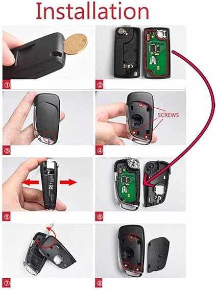 Carcasa mando llave de coche 2 botones compatible con citroen y peugeot con zocalo pila - imagen 6