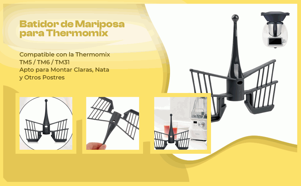 Banner - Batidor de Mariposa Thermomix TM5 TM6 TM31