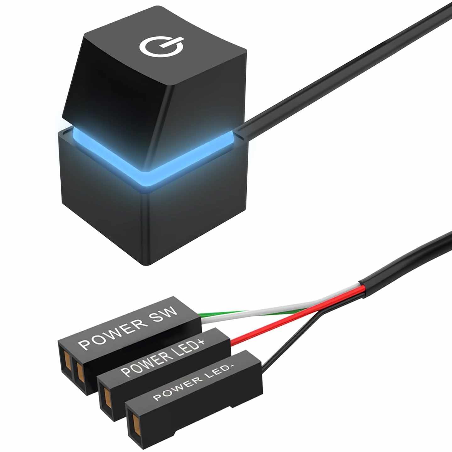 Interruptor de encendido del ordenador de sobremesa multicolor LED - imagen 6