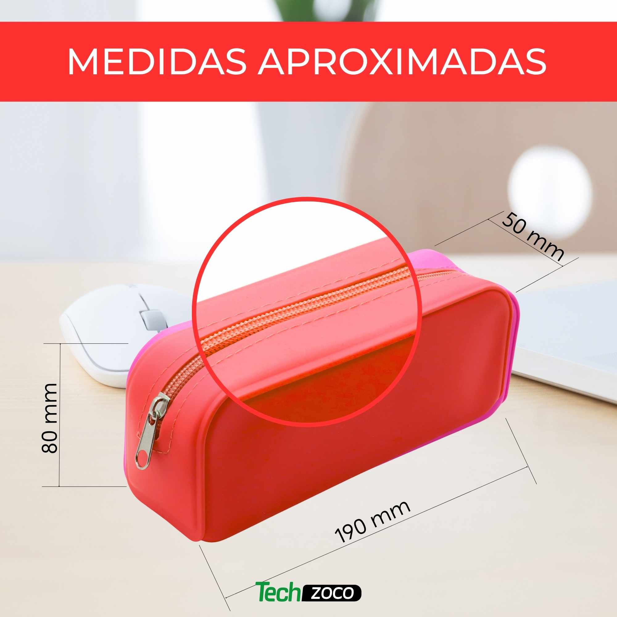 Estuche silicona Rojo - imagen 5