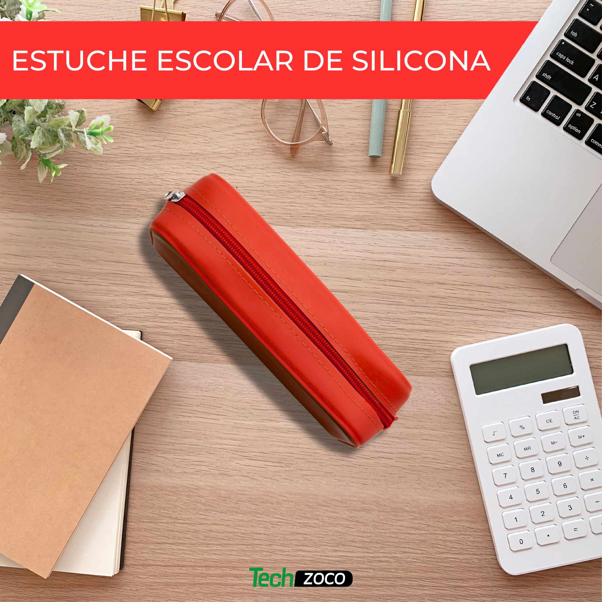Estuche silicona Rojo - imagen 2