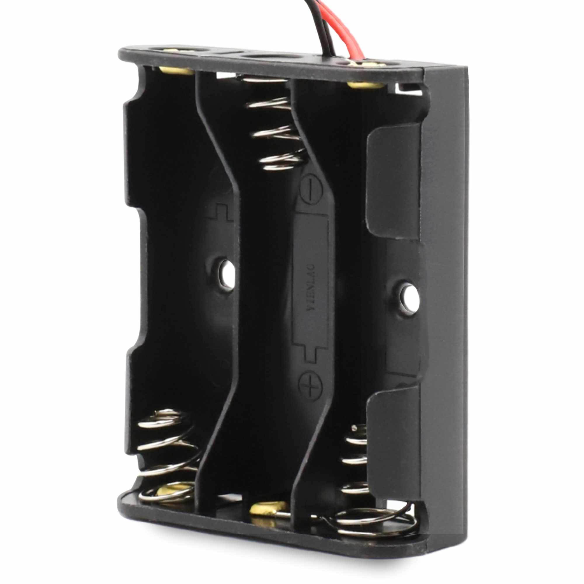 Portapilas plano para 3 pilas LR03 AAA