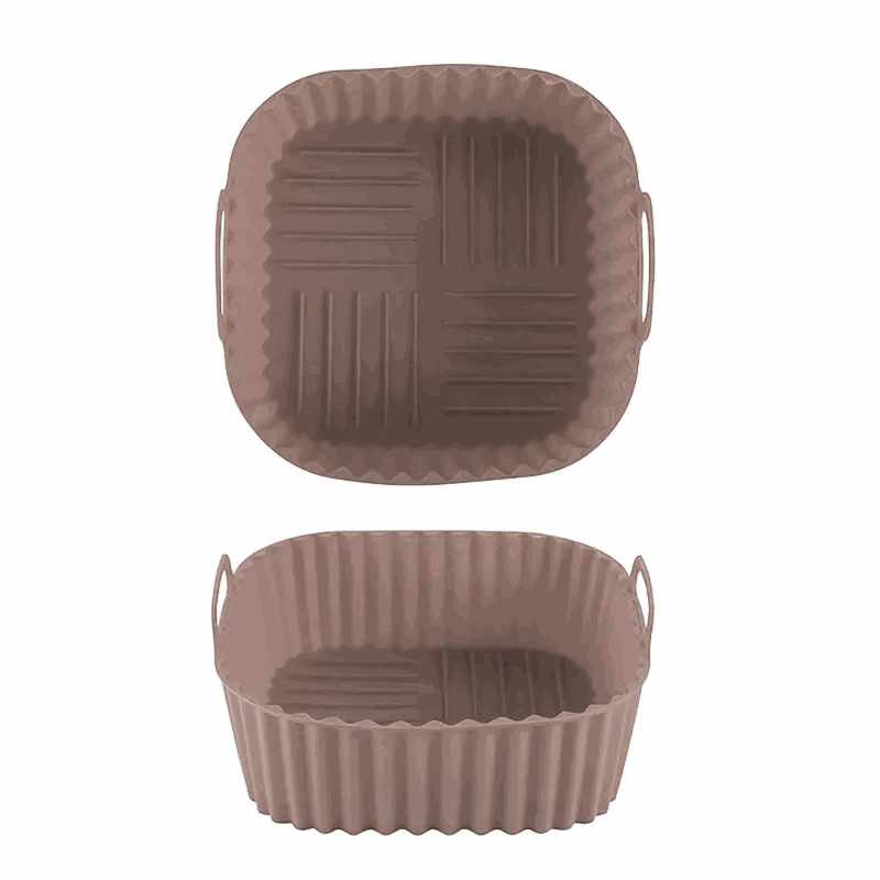 Molde Silicona cuadrado para Freidora de Aire 20 cm beige - imagen 5