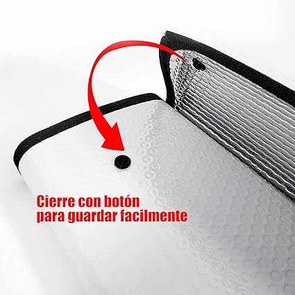 Parasol para parabrisas delantero plegable 150x90 cm - imagen 6