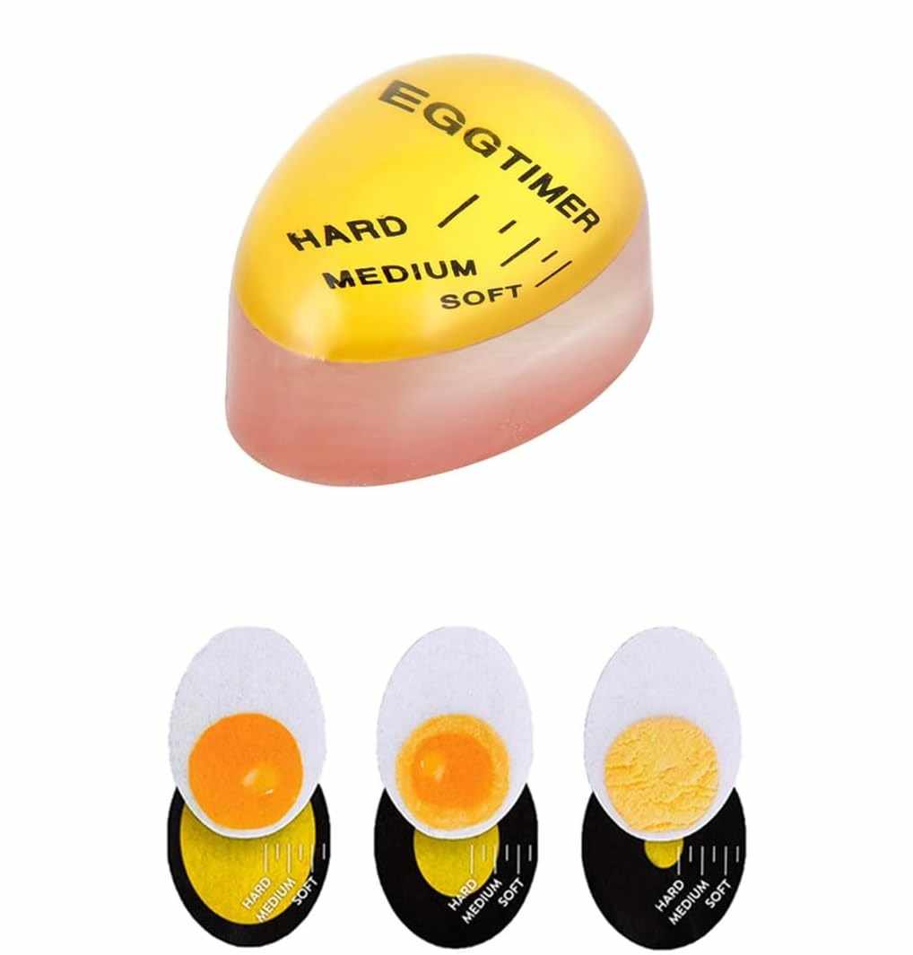 Temporizador De Huevos Cocidos amarillo