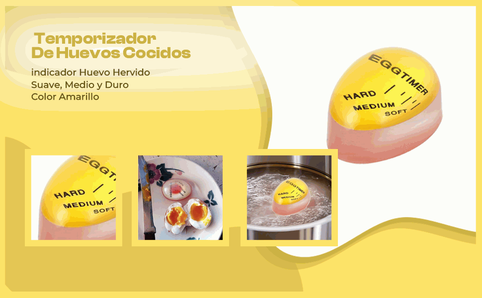 Banner - Temporizador De Huevos Cocidos amarillo