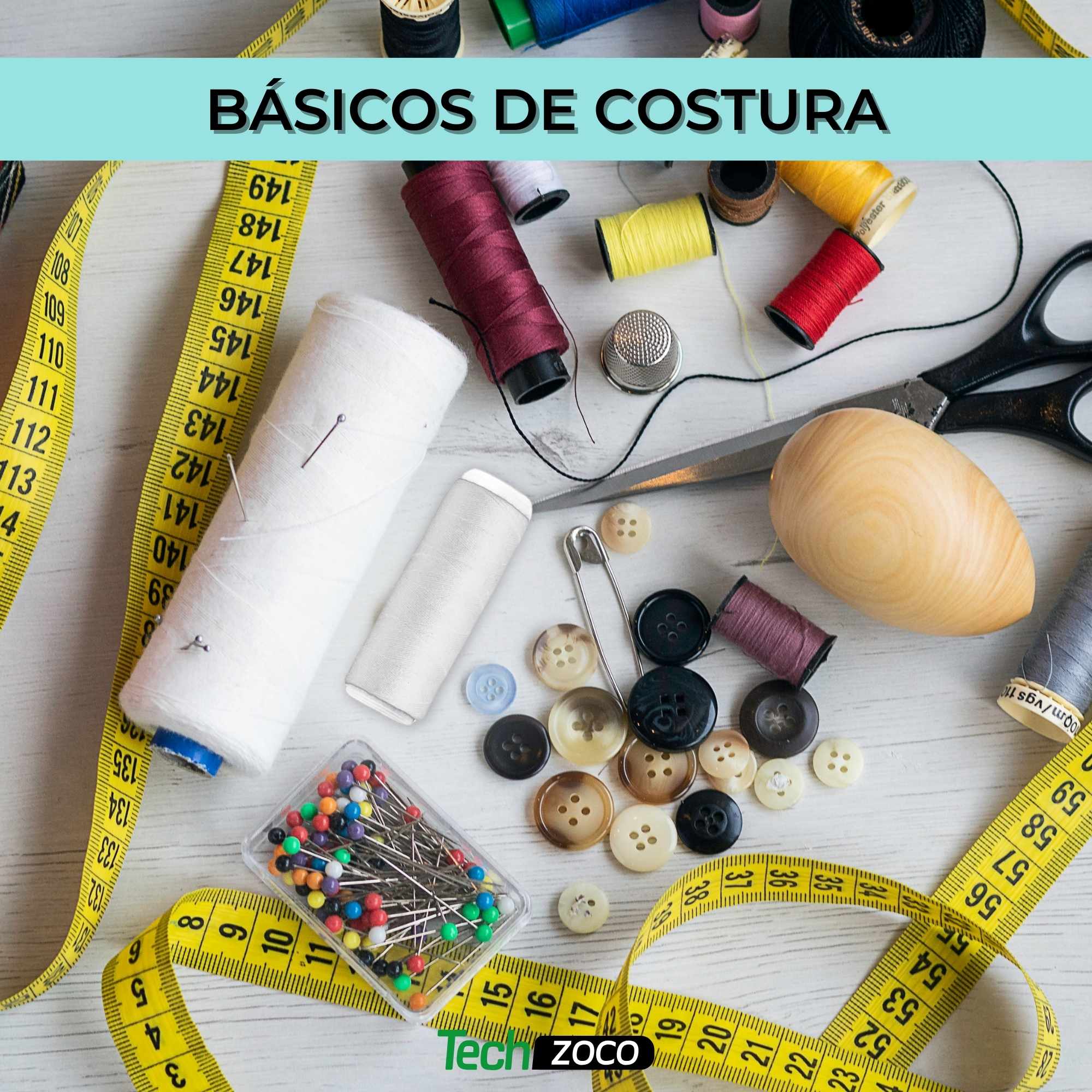 Hilo de coser blanco de poliester 6 bobinas 80 metros - imagen 5