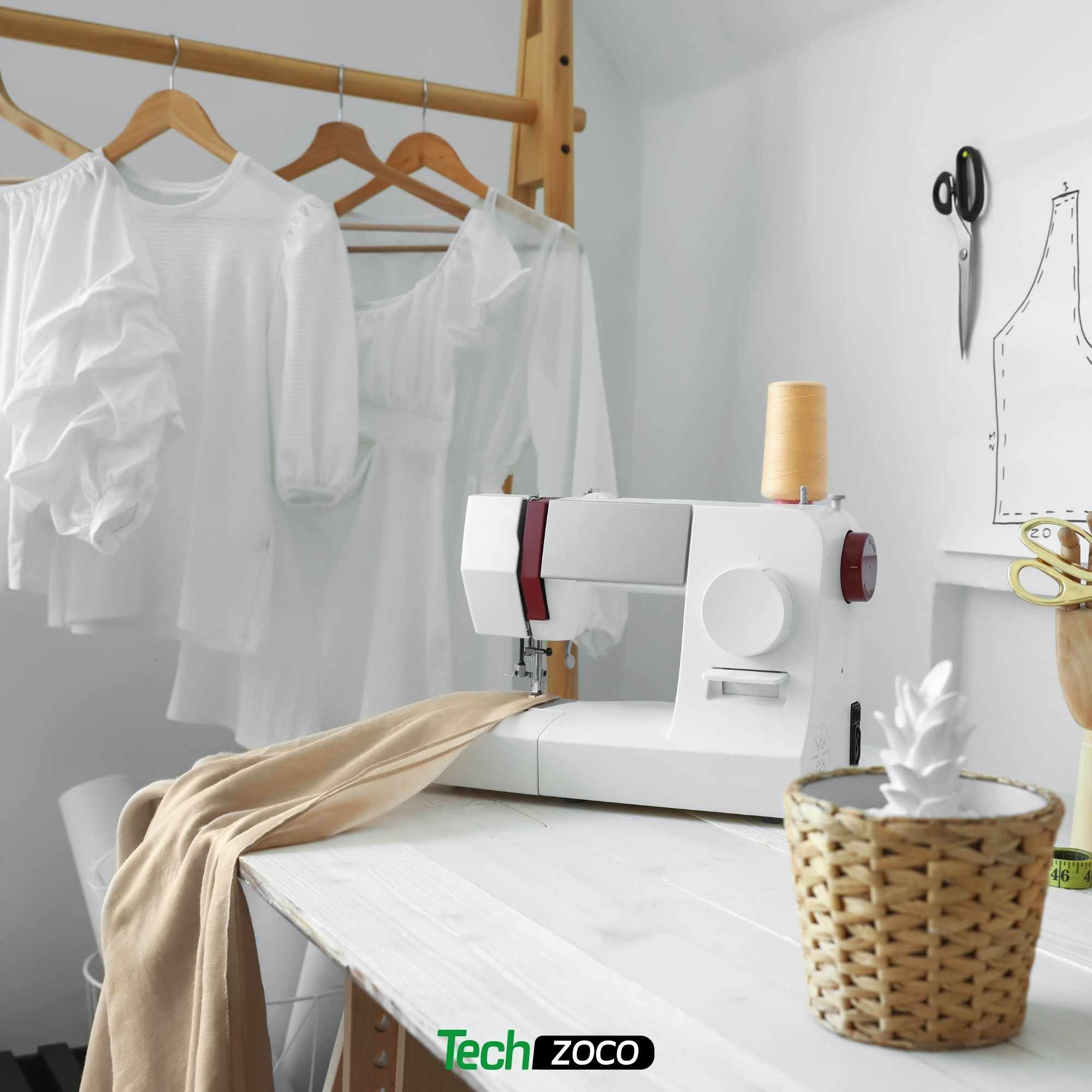 Hilo de coser blanco de poliester 6 bobinas 80 metros - imagen 6