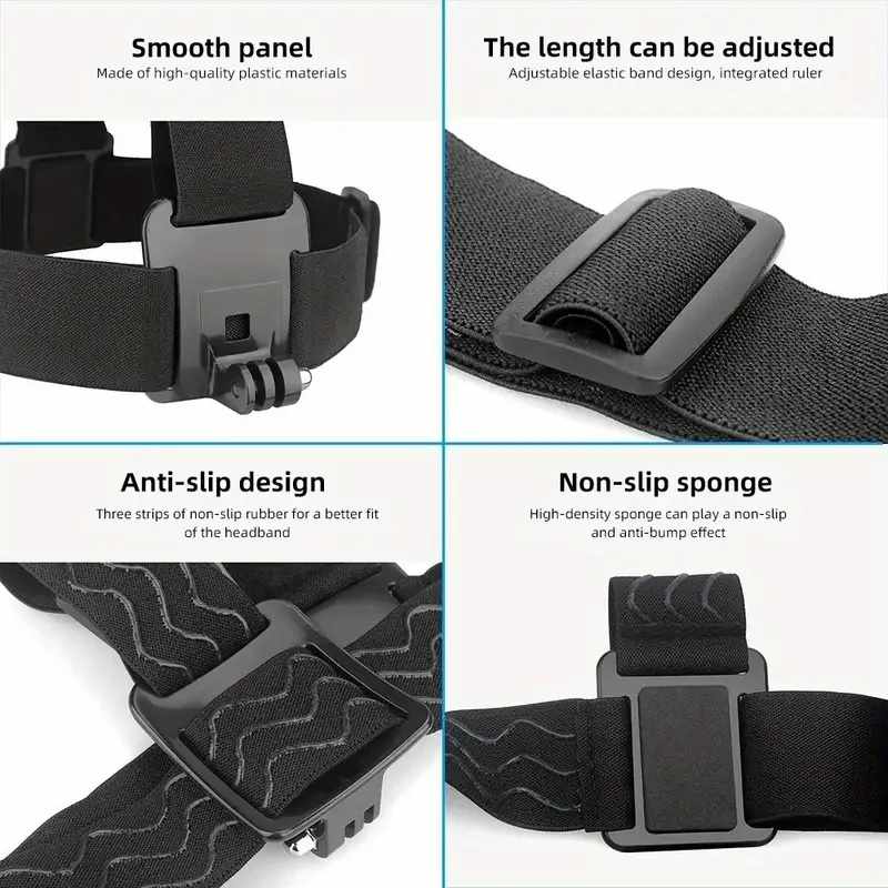 Soporte de Correa para la Cabeza Compatible con GoPro - imagen 3