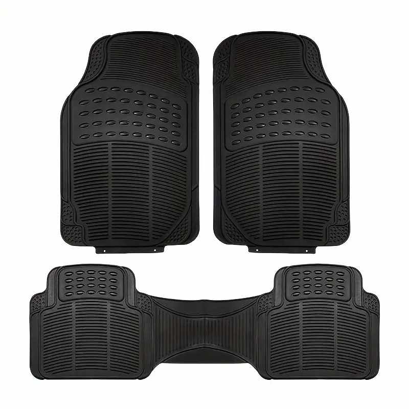 Juego Alfombrillas De Goma Kit Completo Para Coche Negro