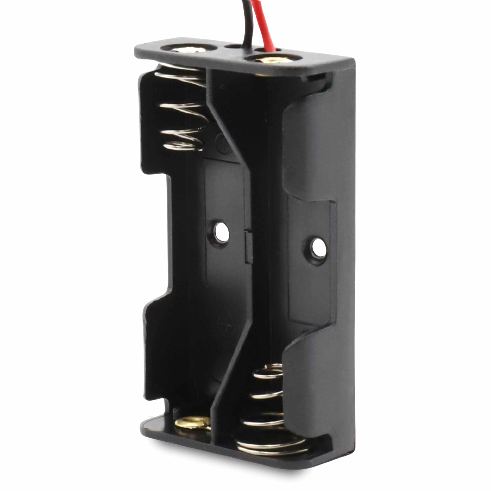 Portapilas para 2 Pilas A23 8LR932 MN21 V23GA LR23 de 24V Negro