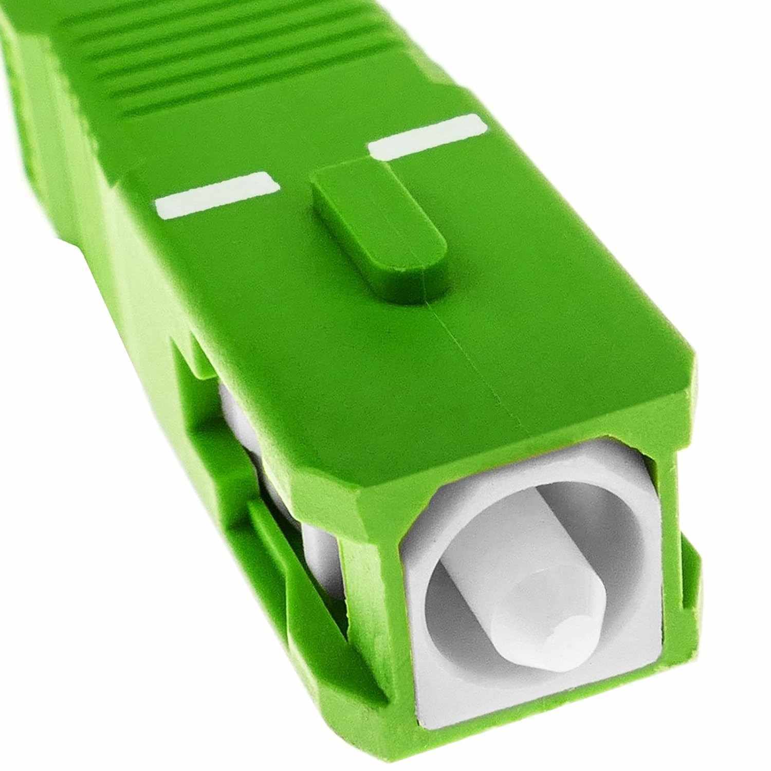 Cable fibra optica SC-APC monomodo simplex 9-125 10 Metros Blanco - imagen 5