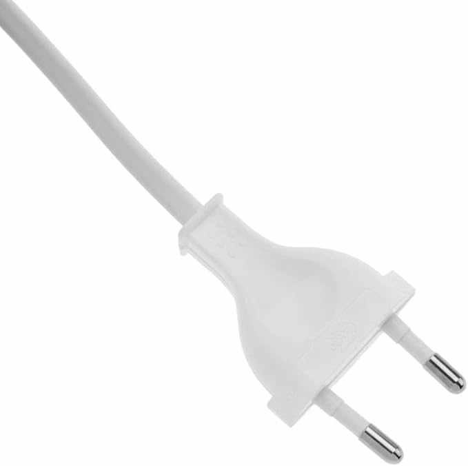Cable alimentacion Tipo C CEE7 macho a bornes 2x0.75mm 1.5 Metros Blanco - imagen 4