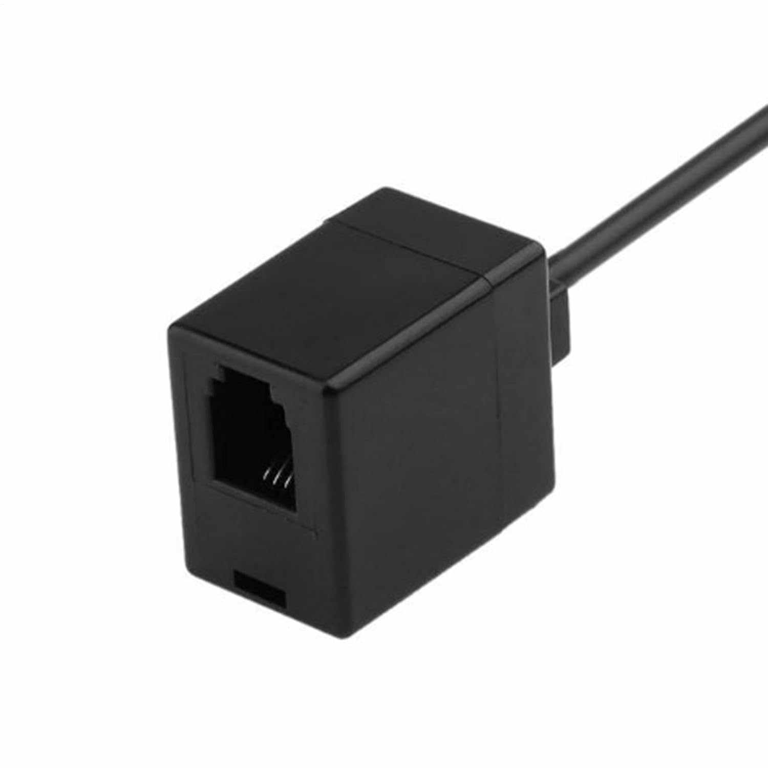 Cable Telefono Rj45 Cable Adaptador Teléfono RJ11 a RJ45 Macho 35cm - Conexión Rápida