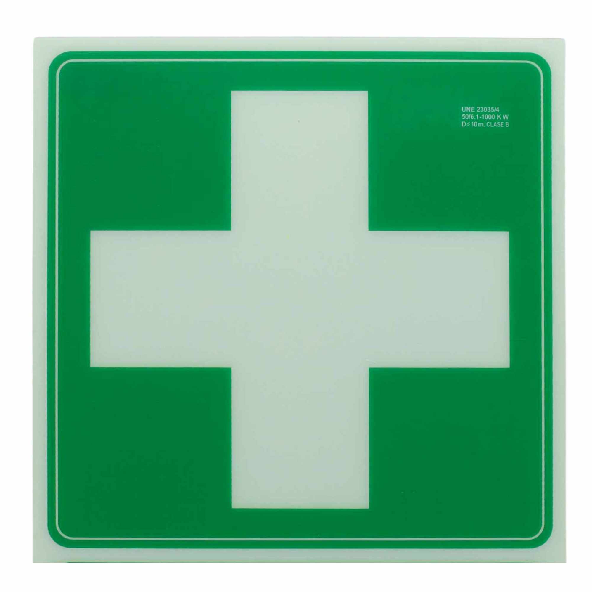 Señal Botiquin PVC 21 x 21 cm - imagen 1