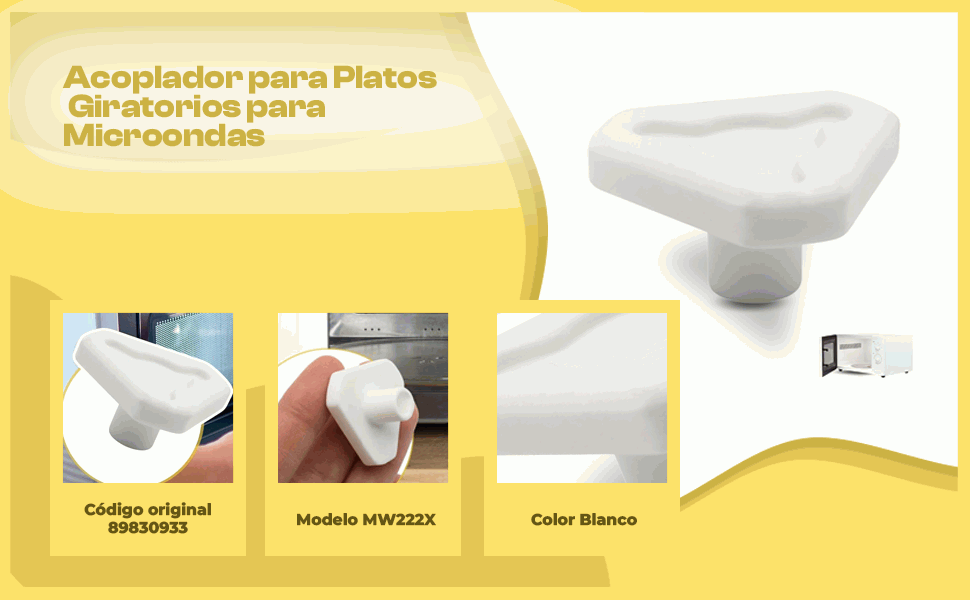 Banner - Adaptador Soporte Plato Microondas Teka 89830933