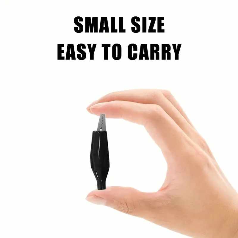 Pinza de cocodrilo 32 mm Negro - imagen 3