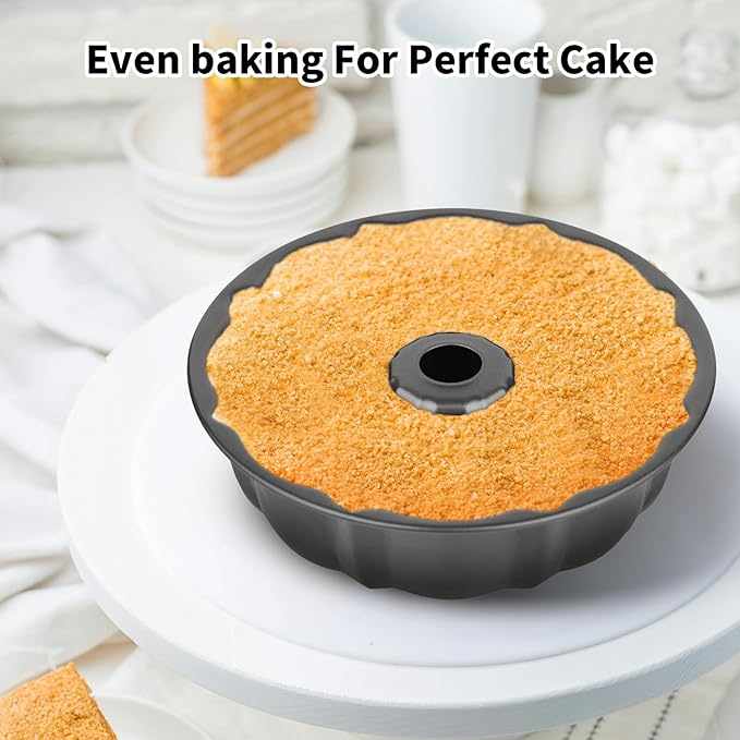 Molde bizcocho para horno 25 cm Negro - imagen 2