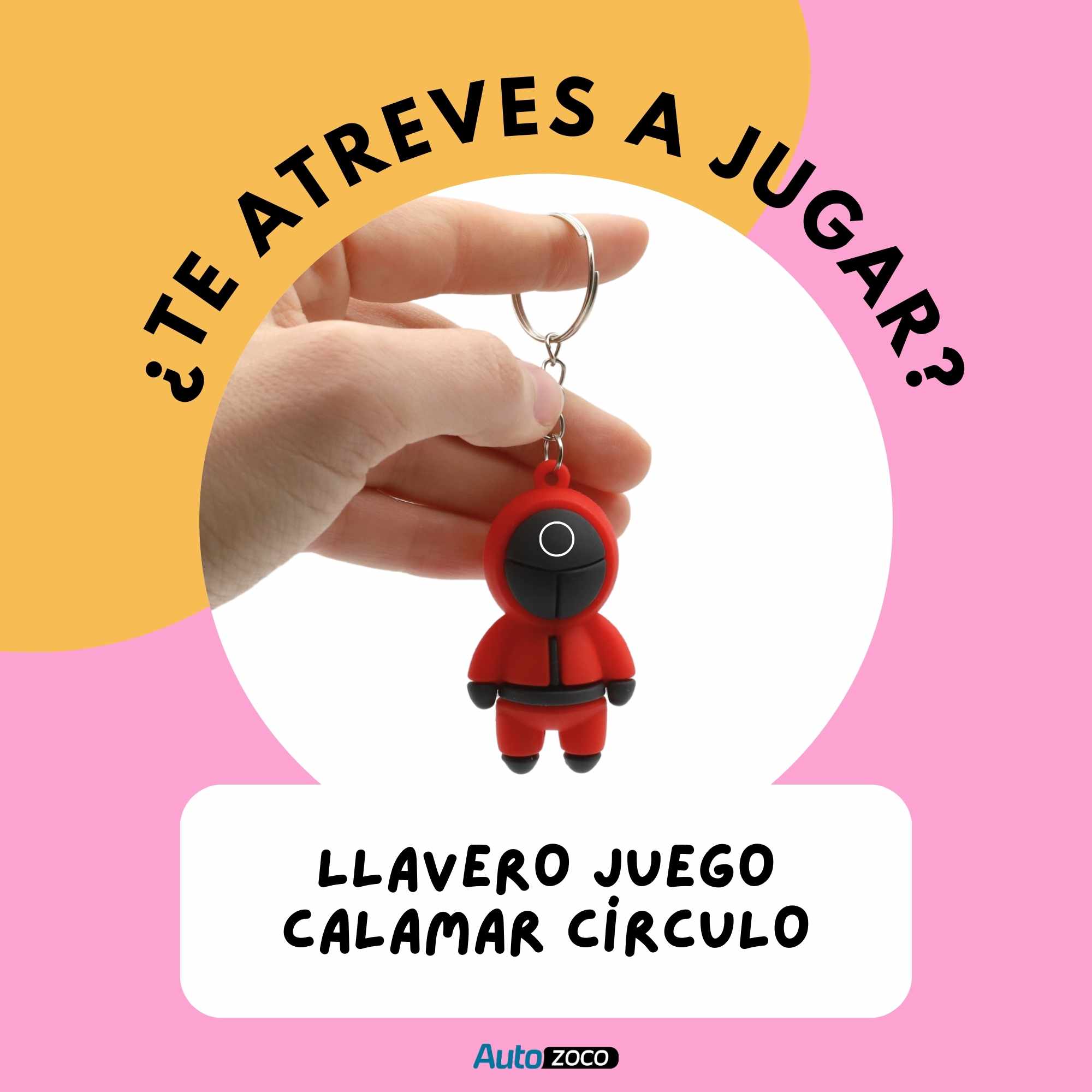 Llavero juego del calamar circulo silicona - imagen 6