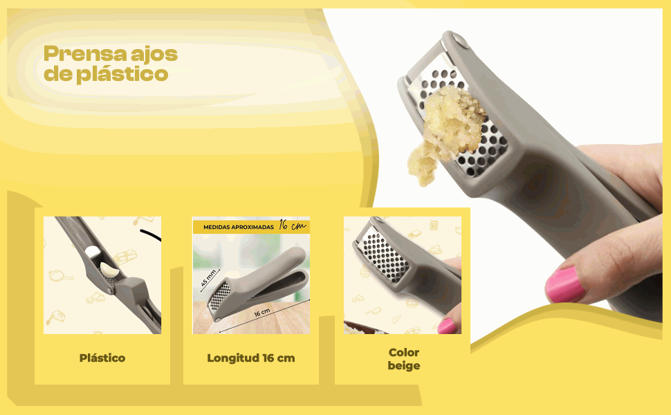Banner - Prensa ajos de plástico