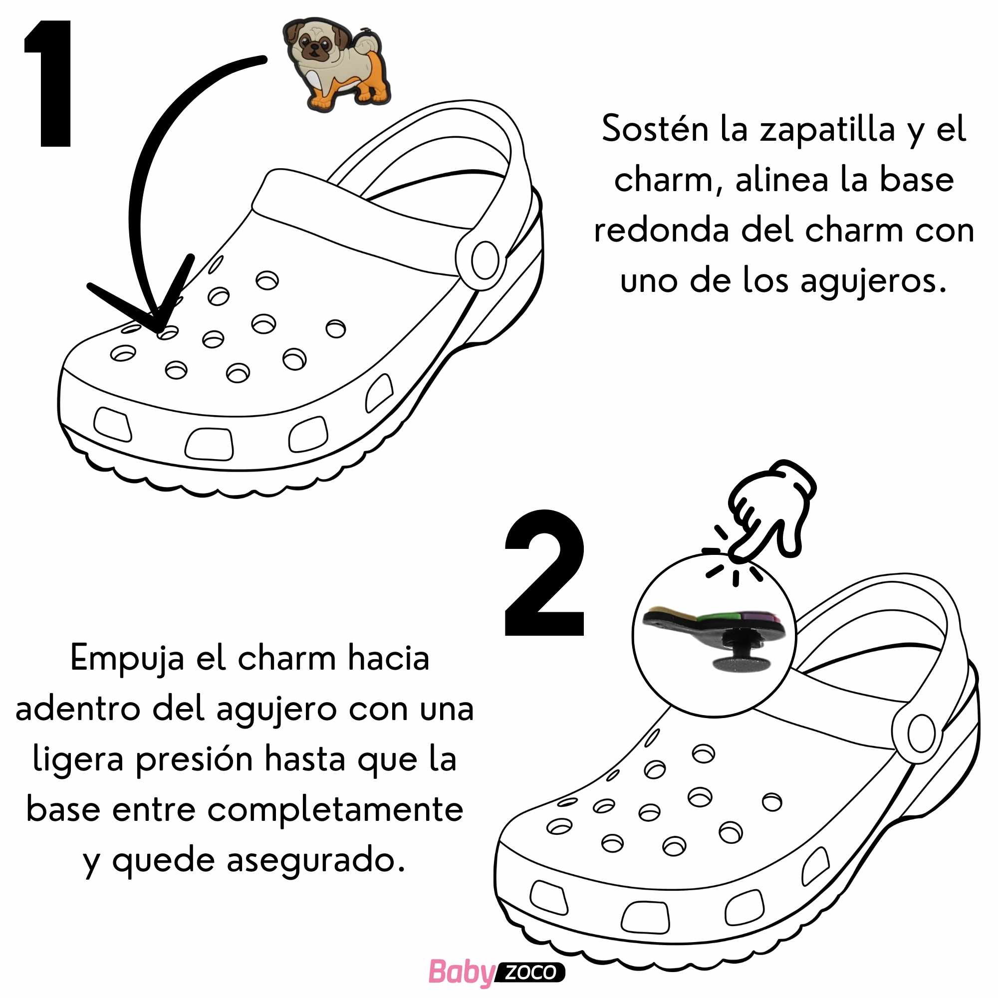 Pines Charms para crocs diseño perros 25 unidades 16 unidades - imagen 5