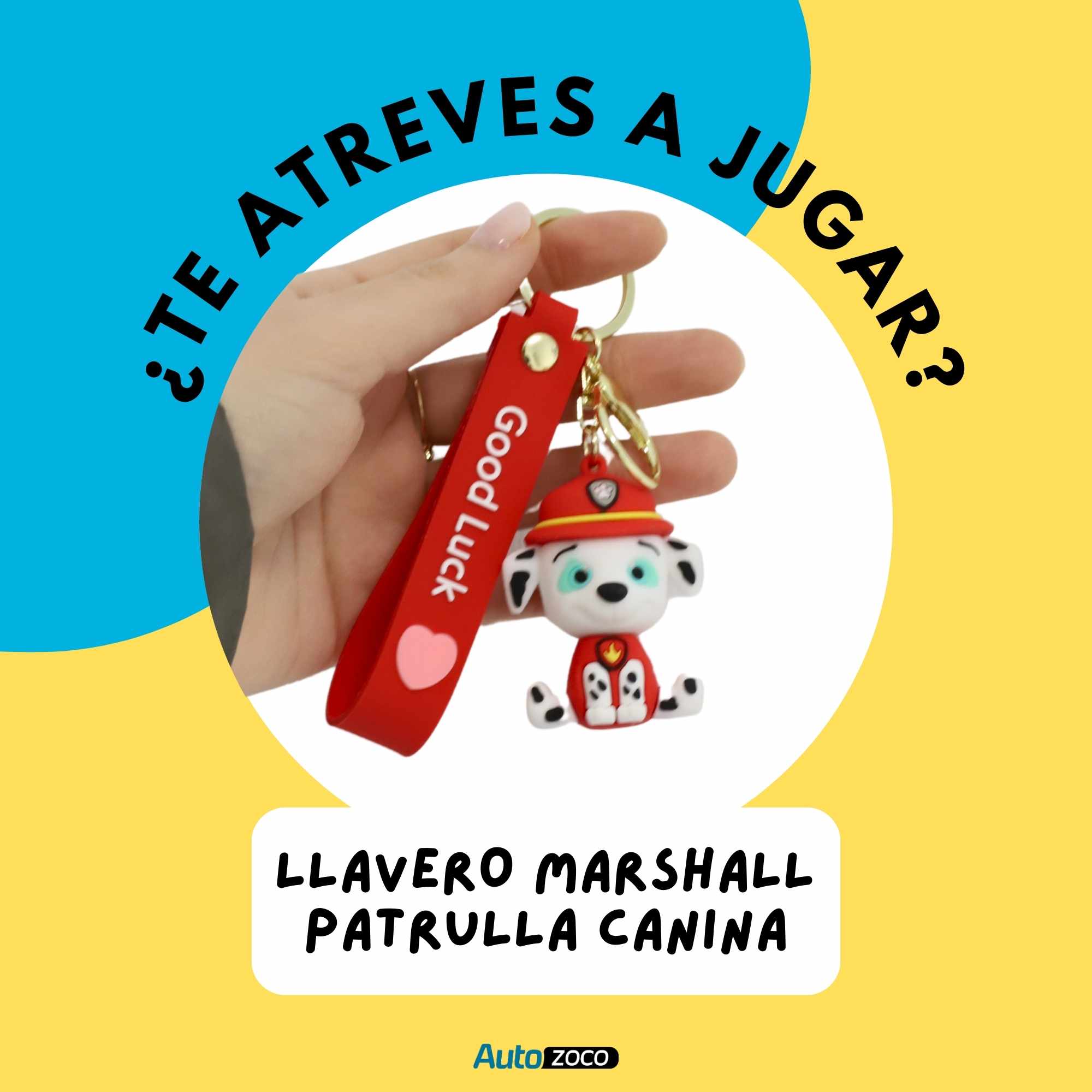 Llavero Marshall patrulla canina silicona - imagen 4