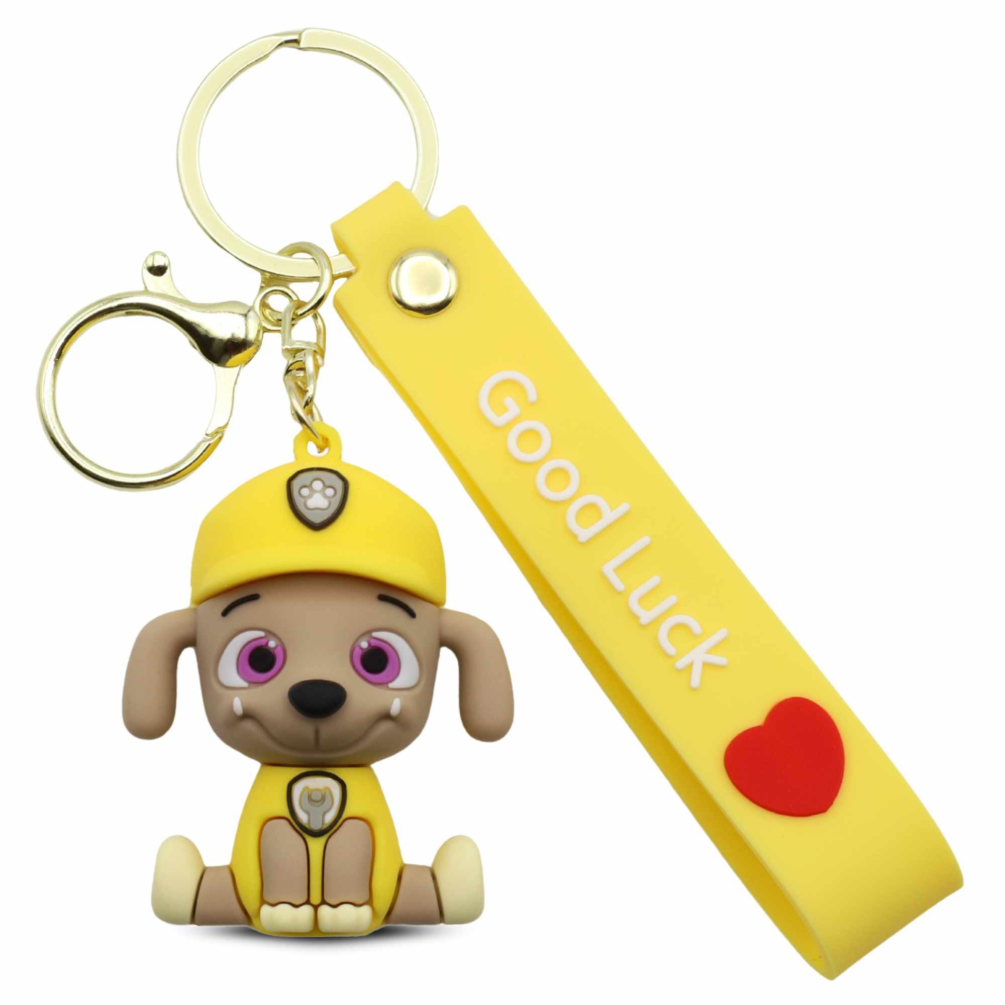 Llavero Rubble patrulla canina silicona - imagen 1
