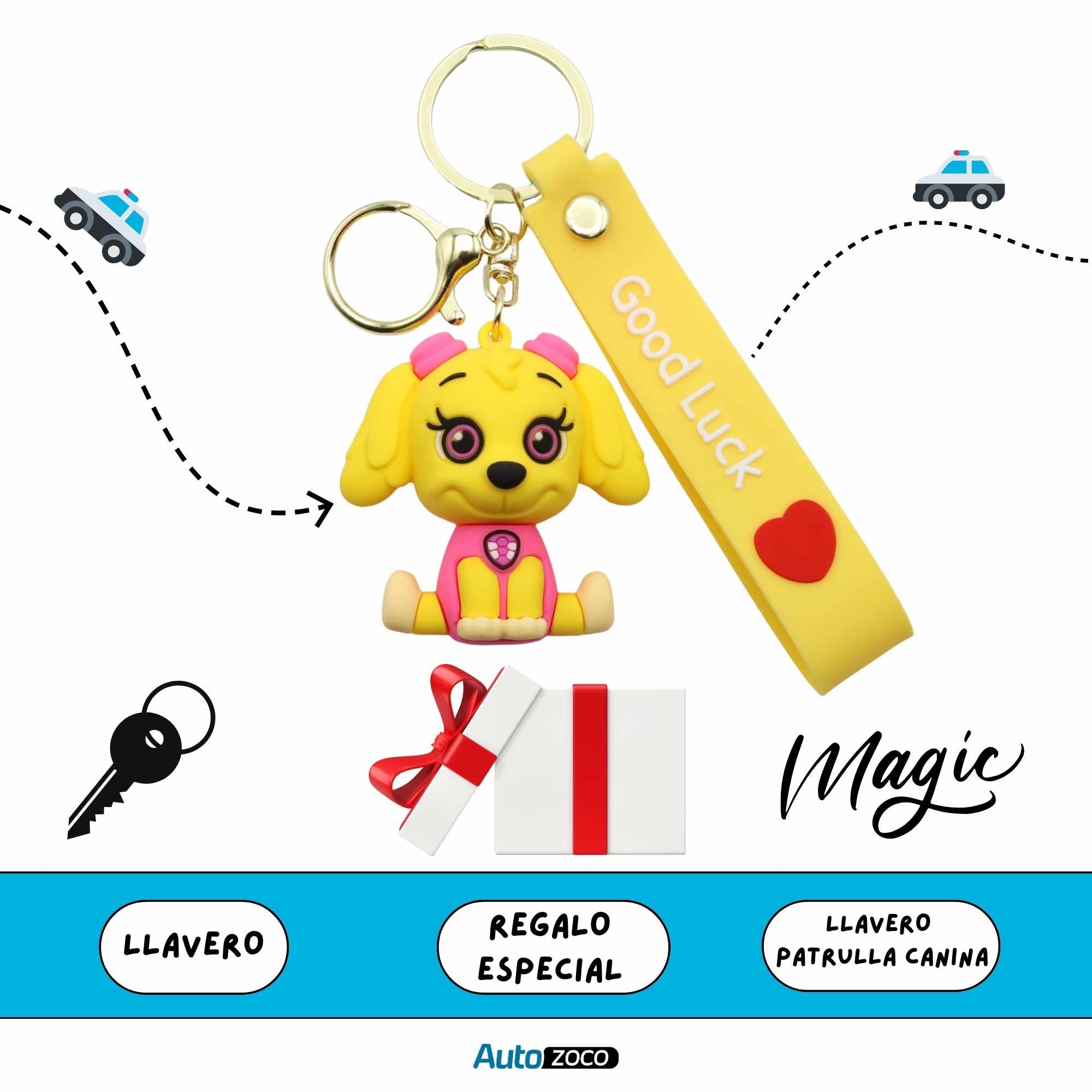 Llavero Skye patrulla canina silicona - imagen 6