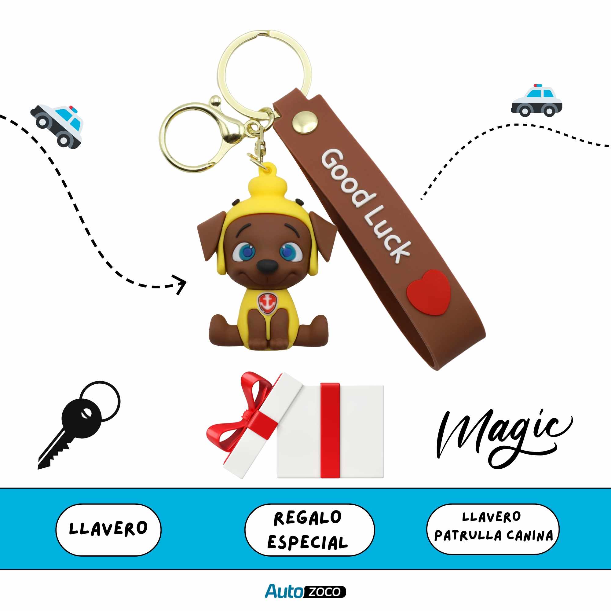 Llavero Zuma patrulla canina silicona - imagen 6