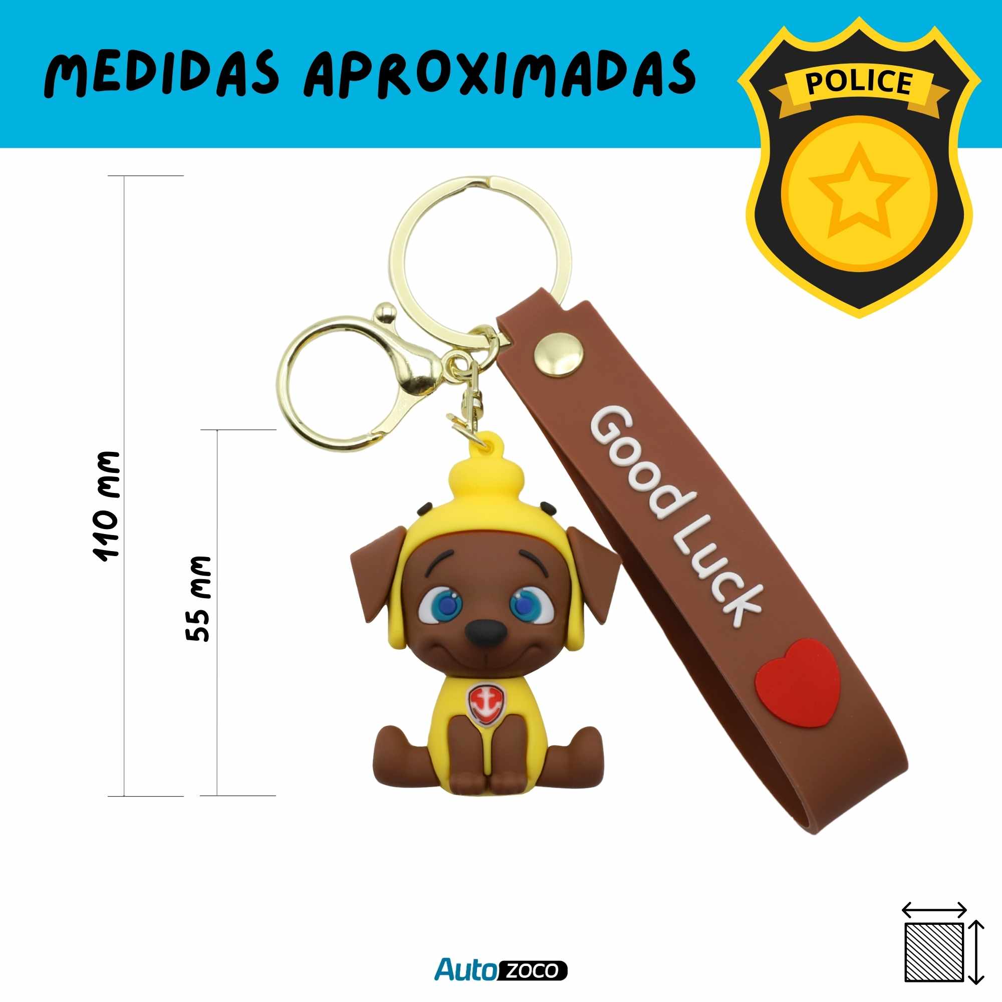 Llavero Zuma patrulla canina silicona - imagen 5
