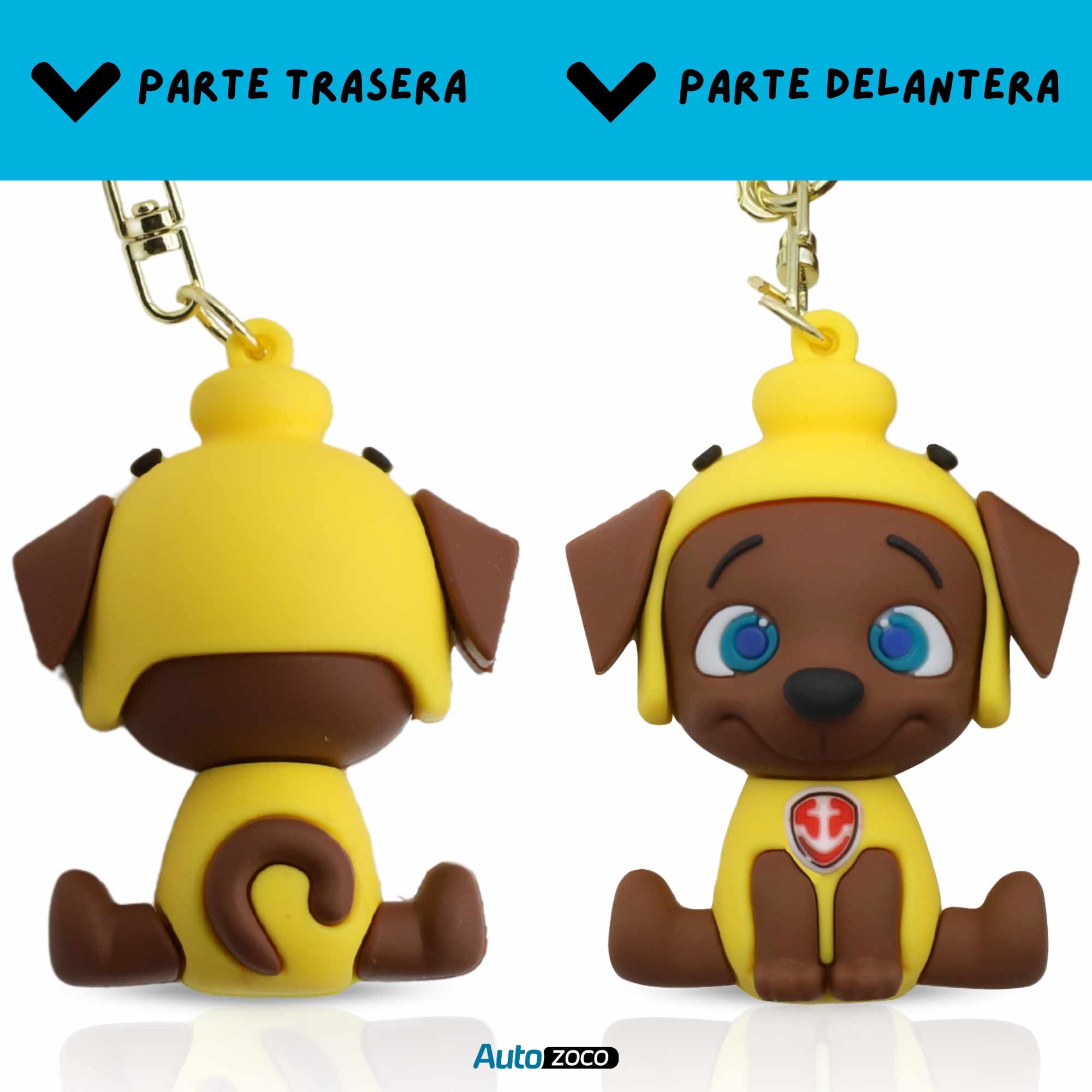 Llavero Zuma patrulla canina silicona - imagen 3