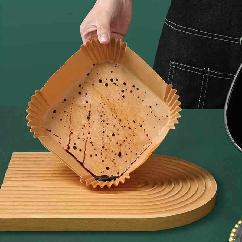 Papel para Freidora de Aire cuadrado 24 cm pack 100 unidades - imagen 3