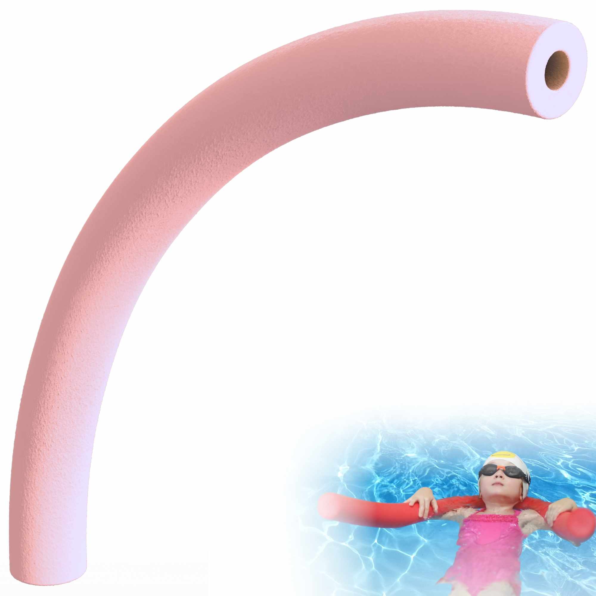 Churro Piscina Espuma Rosa 150 cm