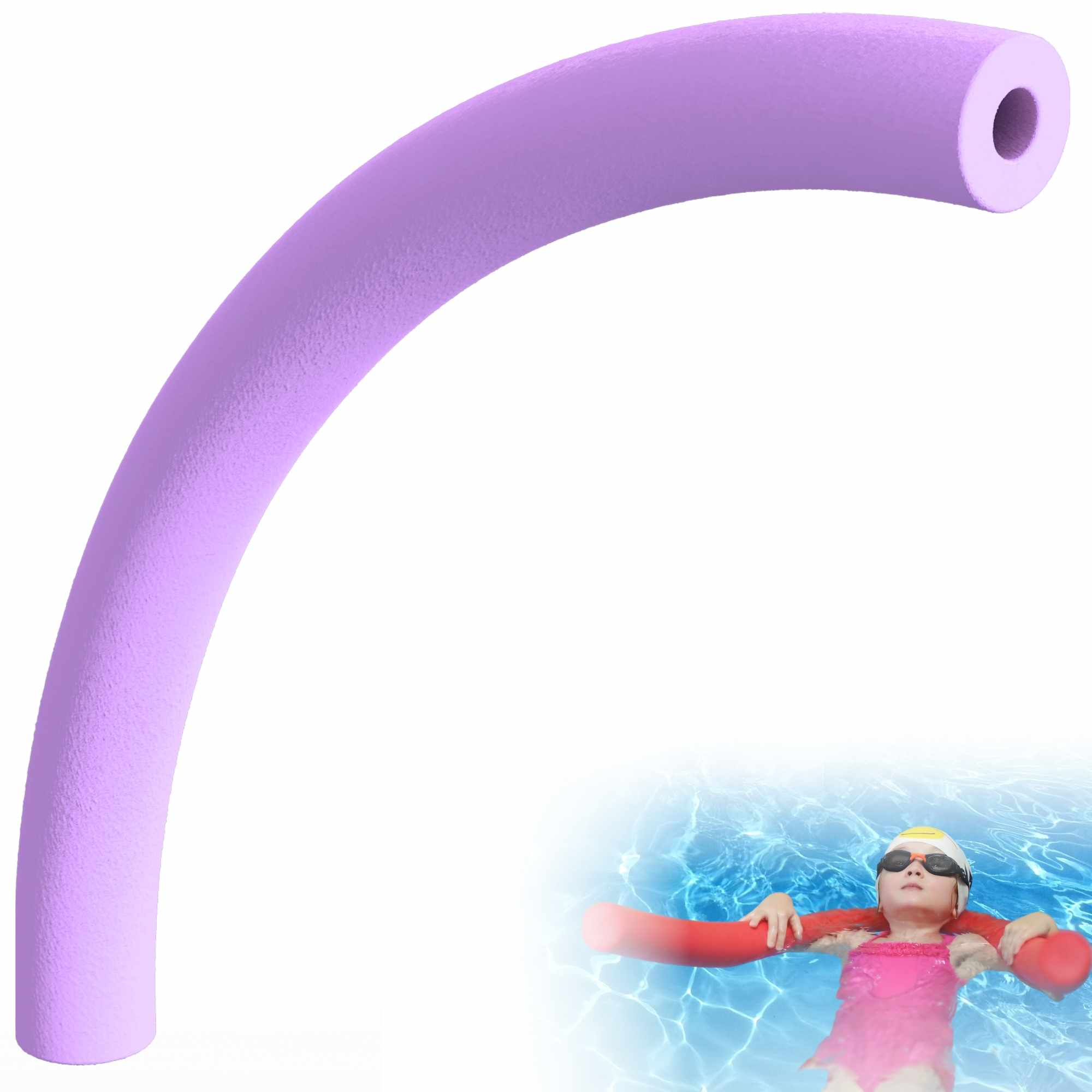 Churro Piscina Espuma Morado 150 cm