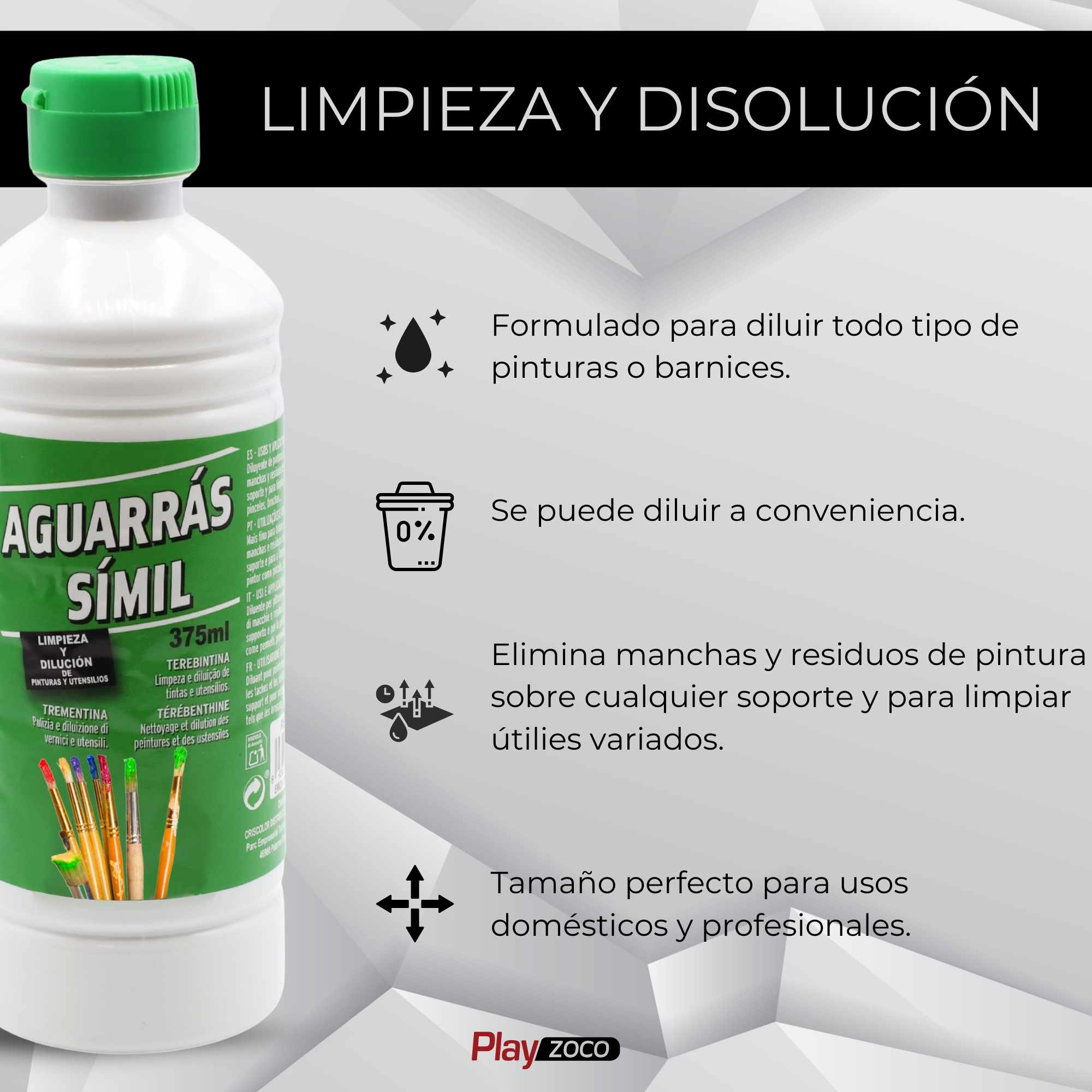 Aguarras Simil 375 ml - imagen 3