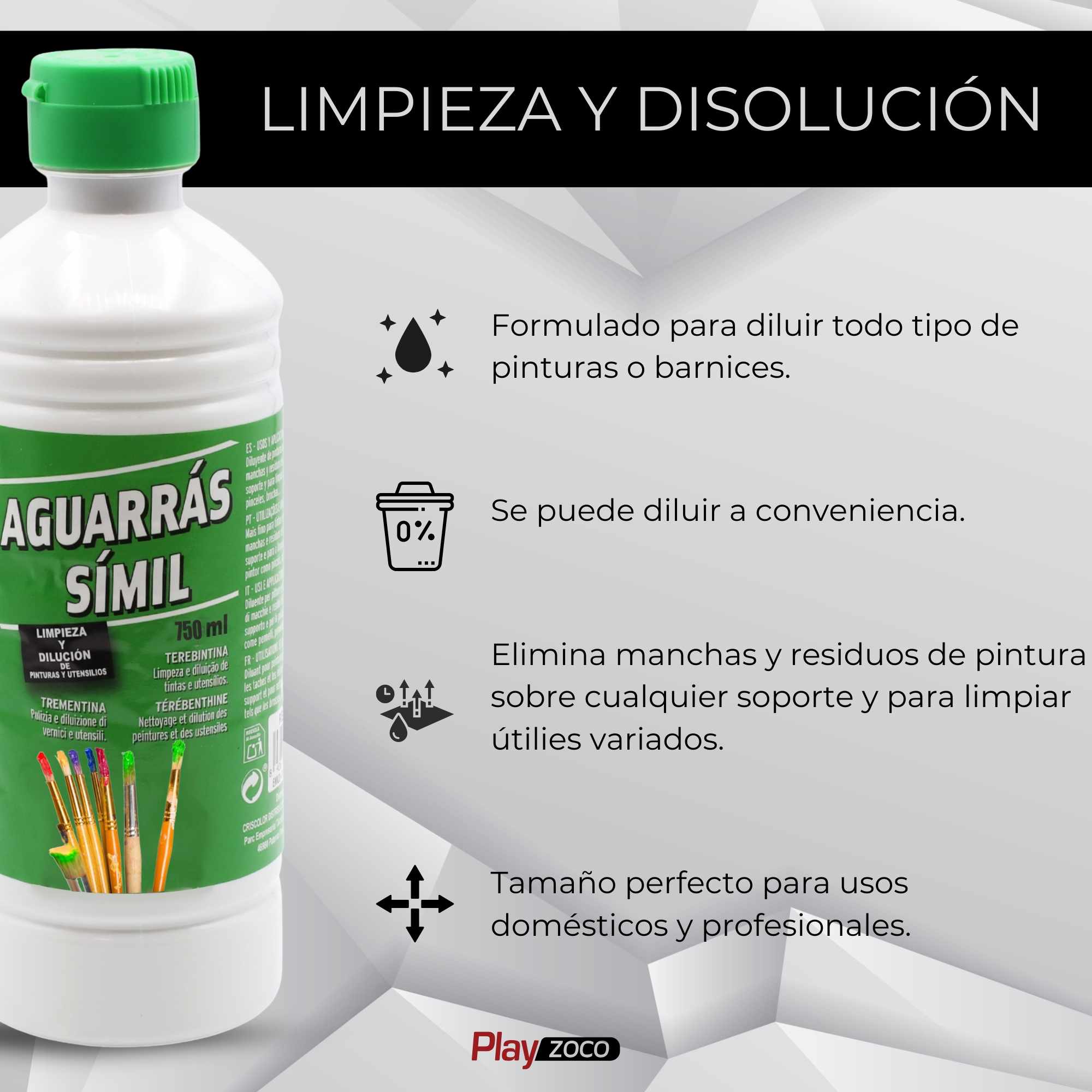 Aguarras Simil 750 ml - imagen 3