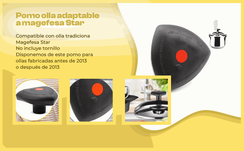 Banner - Pomo olla adaptable a magefesa star hasta 2012
