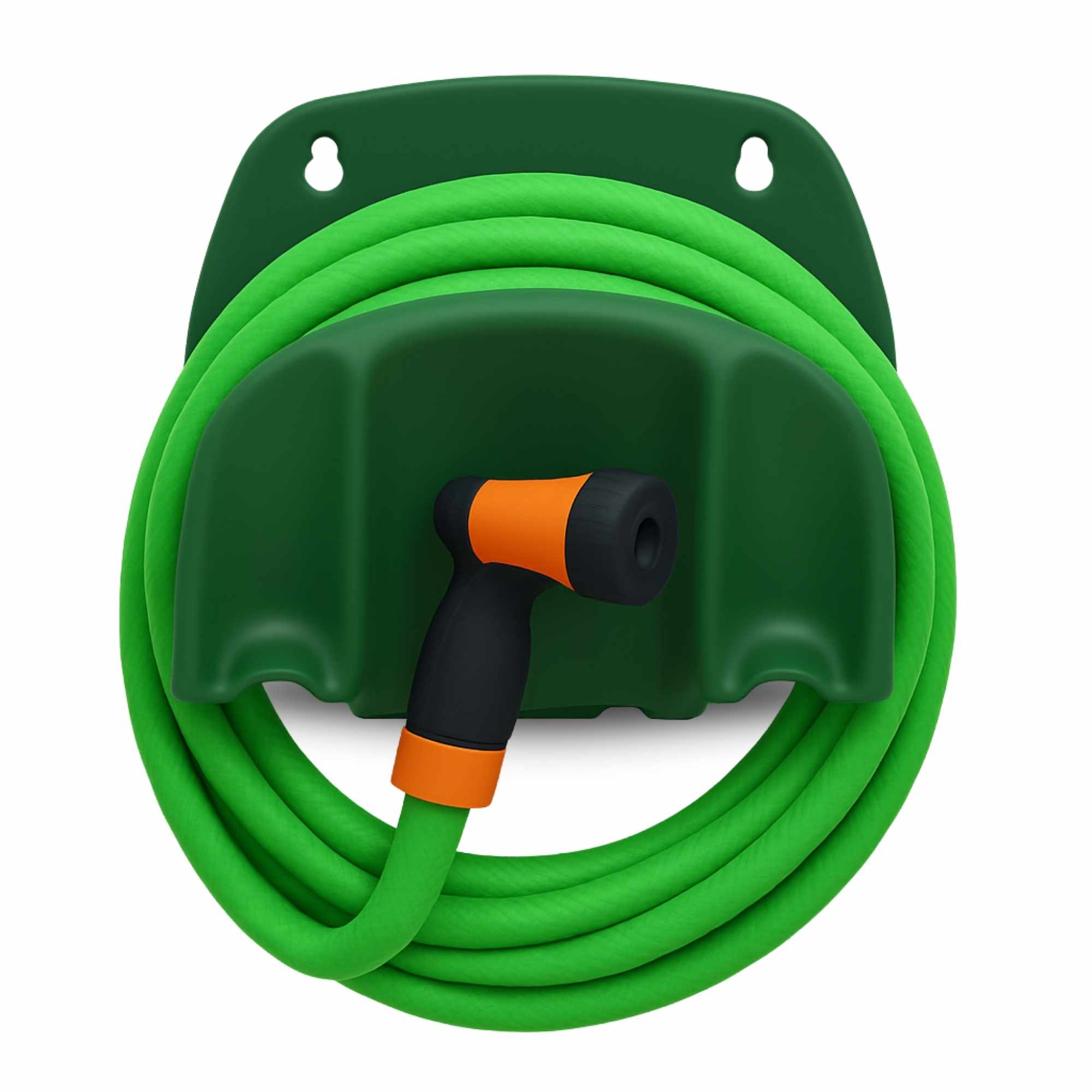 Soporte para manguera jardin de plastico Verde
