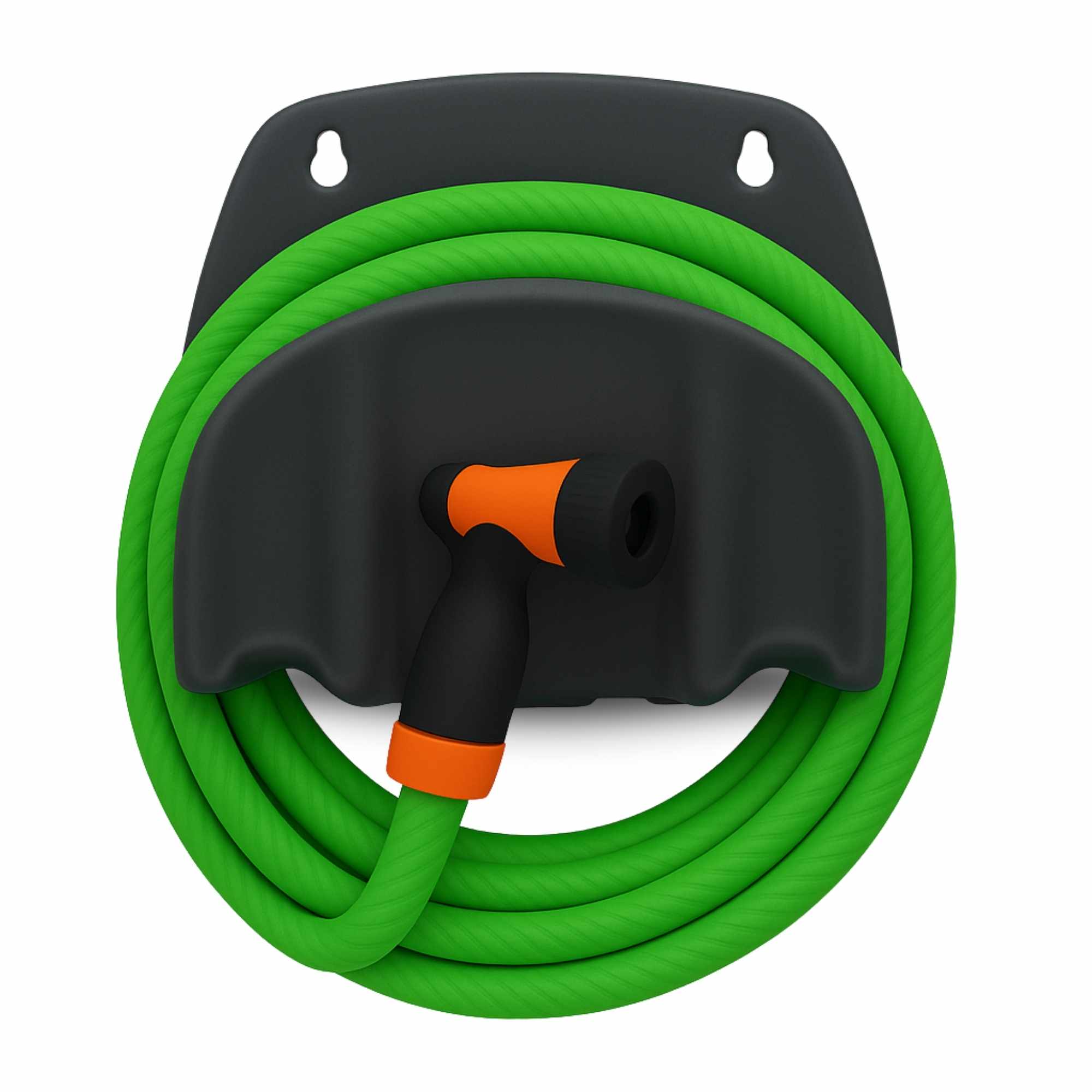 Soporte para manguera jardin de plastico Negro