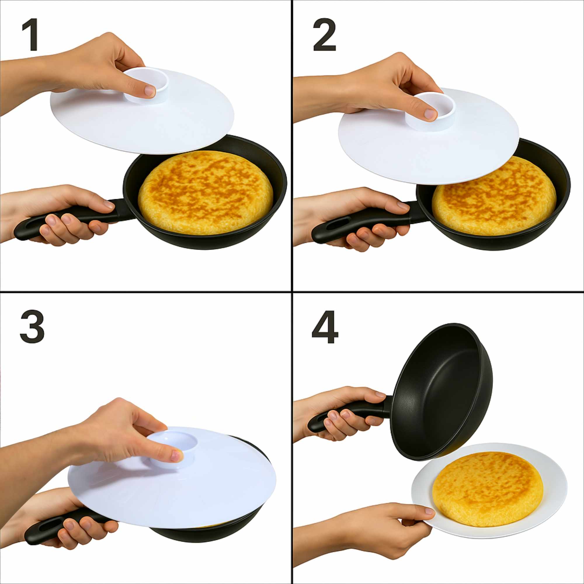 Tapa voltea Tortillas de plástico 25.5 cm - imagen 4