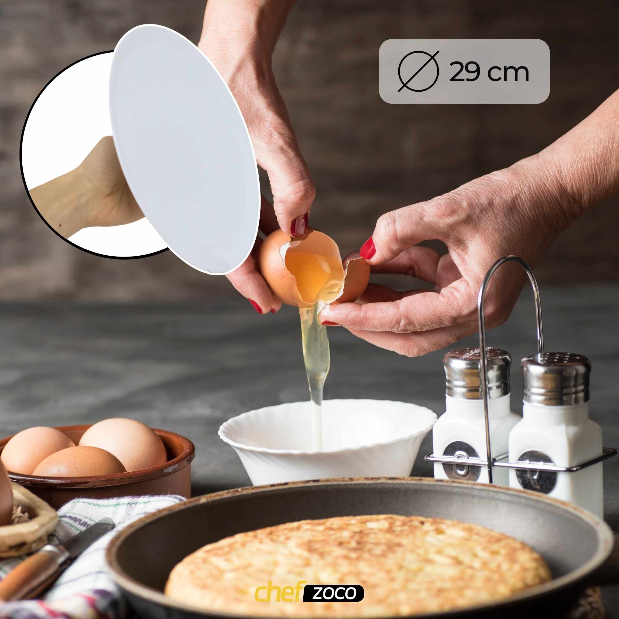 Tapa voltea Tortillas de plástico 29 cm - imagen 6