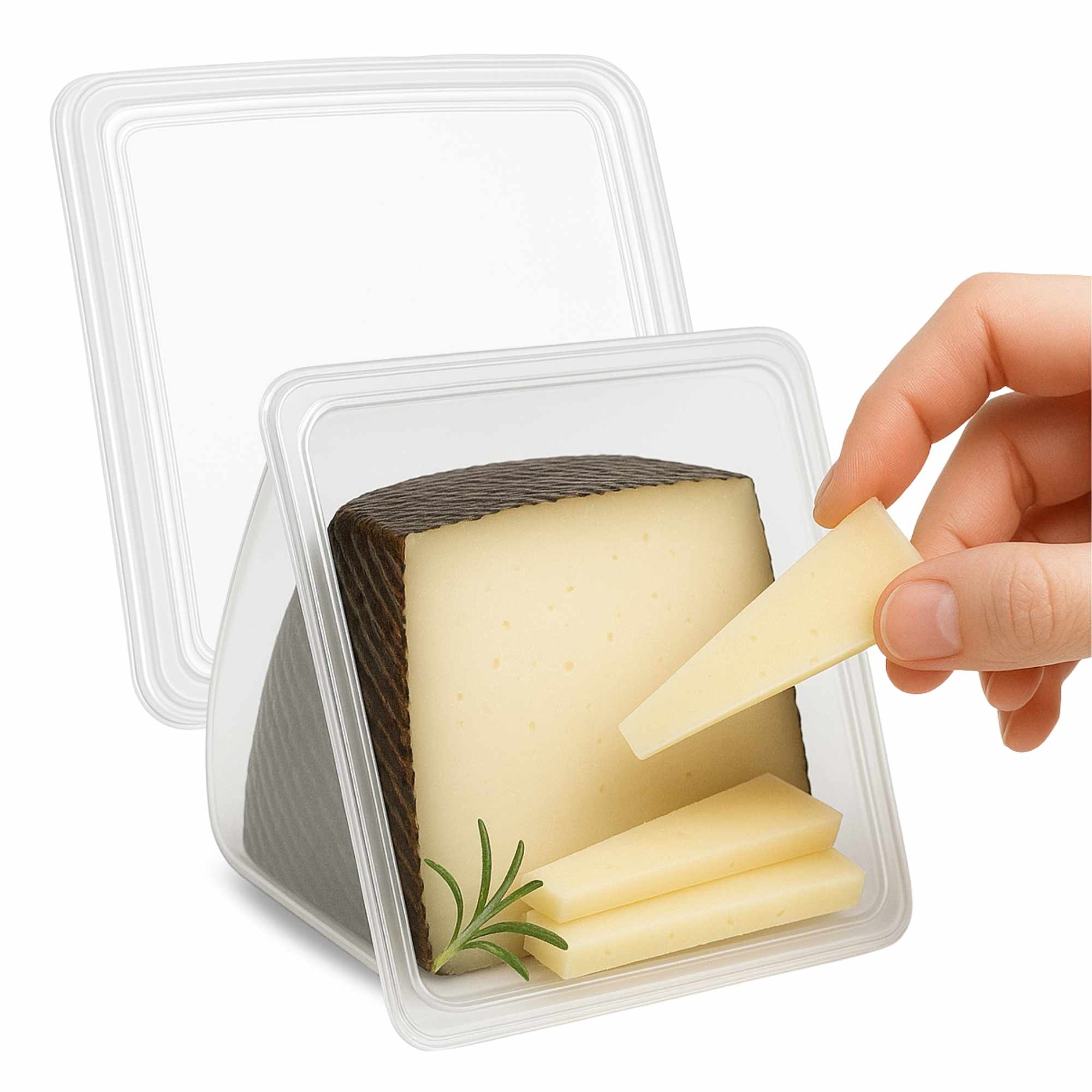 Guarda queso de plastico quesera Transparente