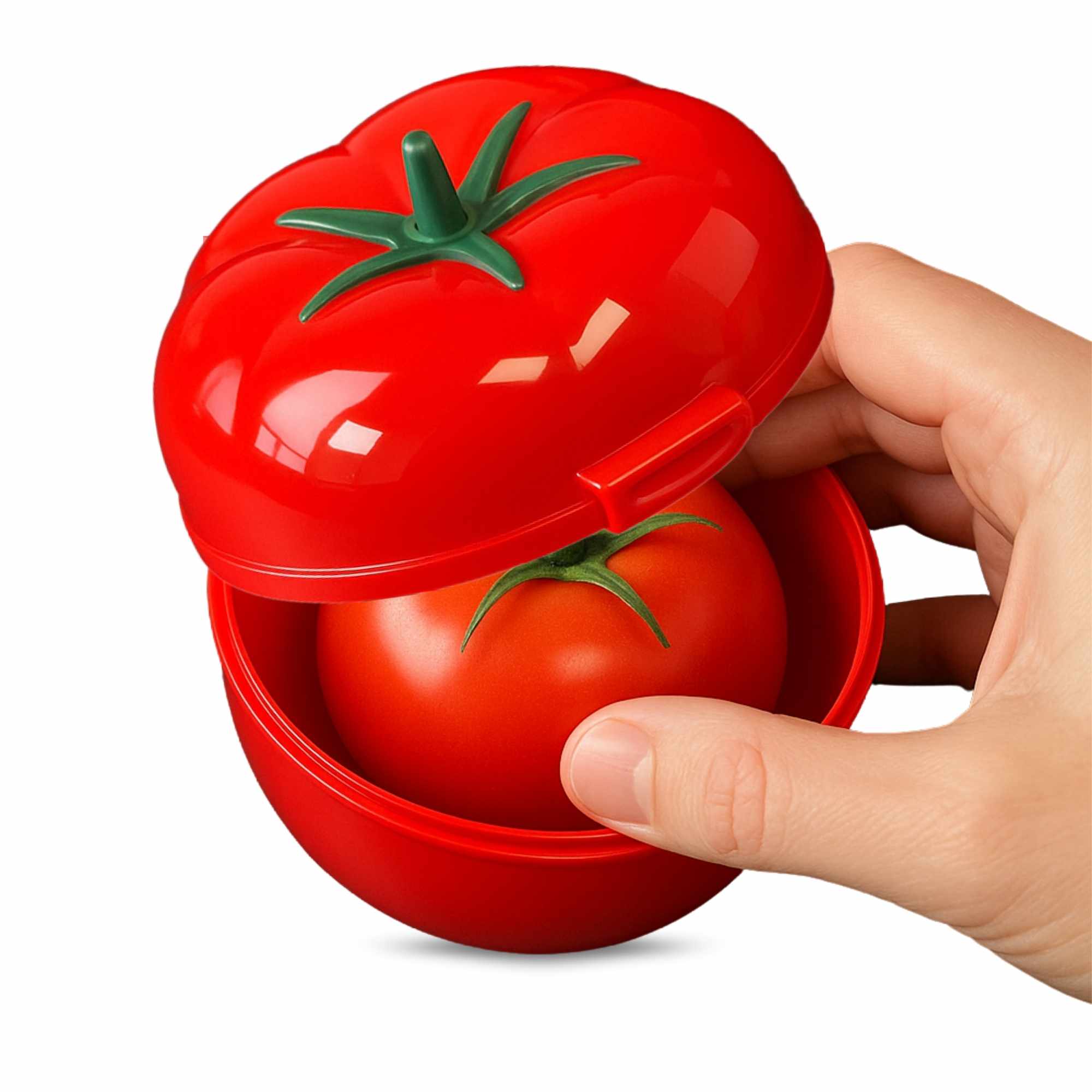 Guarda tomate de plastico Rojo