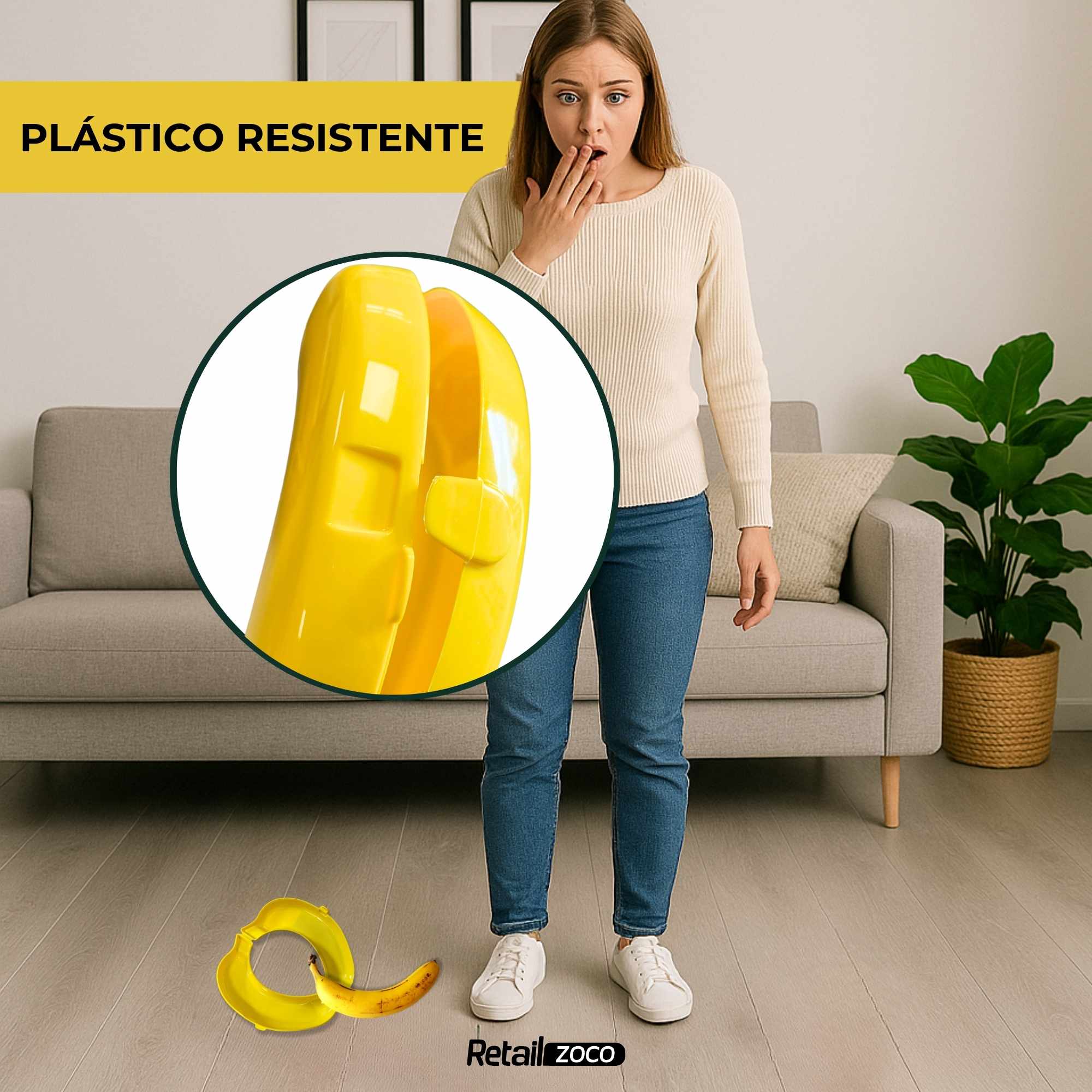 Guarda platano de plastico Amarillo - imagen 6