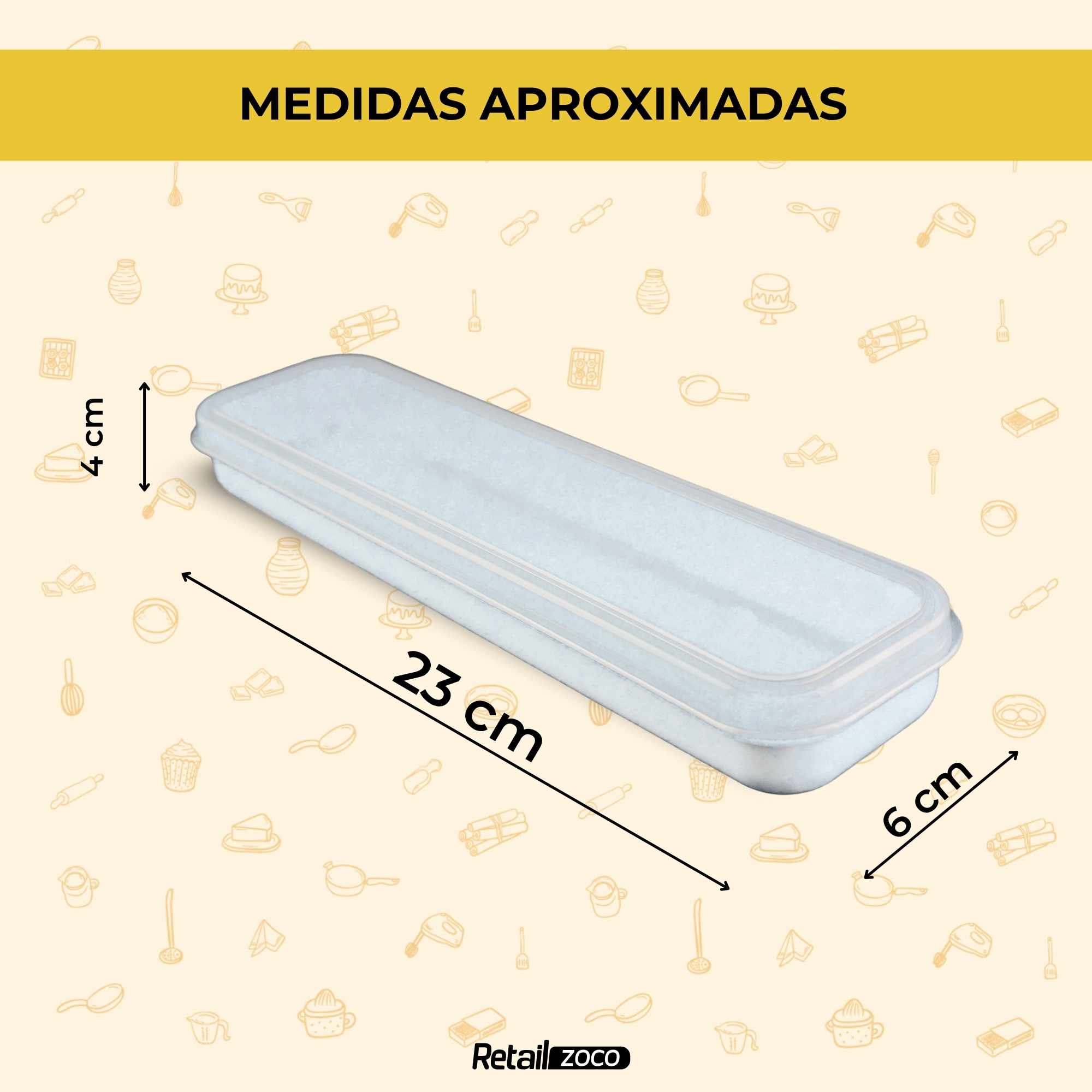 Estuche plastico guarda cubiertos Transparente - imagen 4