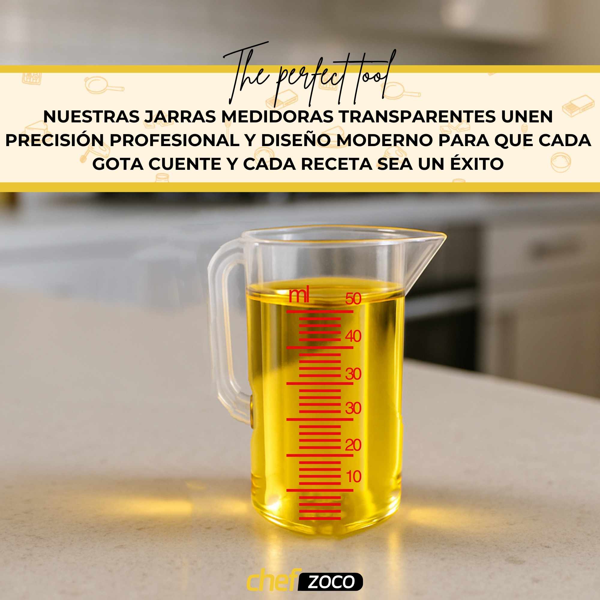Jarra de plástico Medidora 65 Ml Transparente - imagen 5